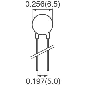 TERMISTOR PTC 25R-6000