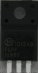 TRANSISTOR TO220F FQPF12N65-0
