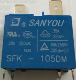 SFK-105DM RELE 5V 250V 25A-0