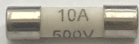 FUSIVEL 5X20 CERAMICO 10A 500V-0